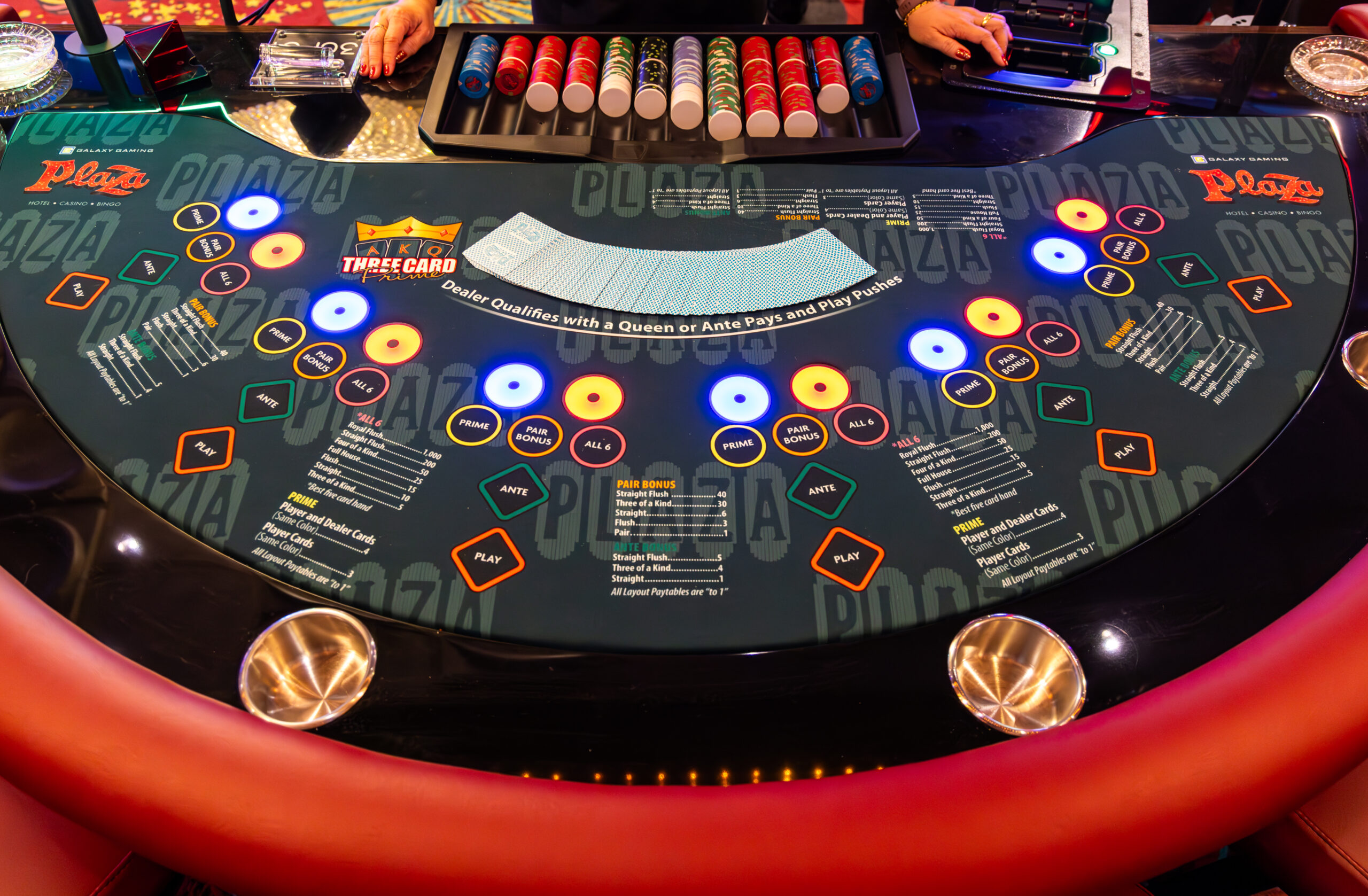 3 Card Prime Table